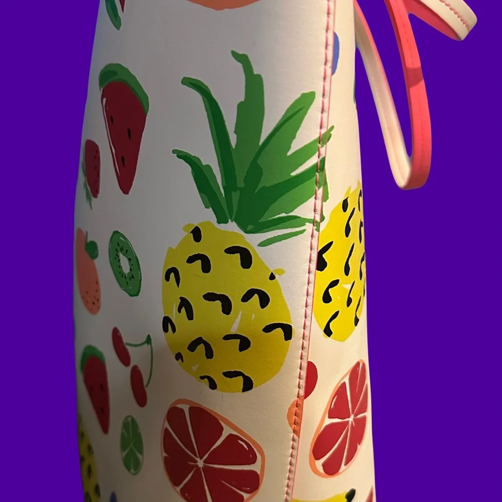 Kate Spade fruit tote. (Hard to find) EUC Excellent Gift - Picture 3 of 11